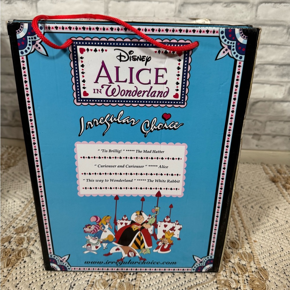 Irregular Choice Alice in Wonderland My Cup of Tea Blue Heels 39 - Picture 3 of 12